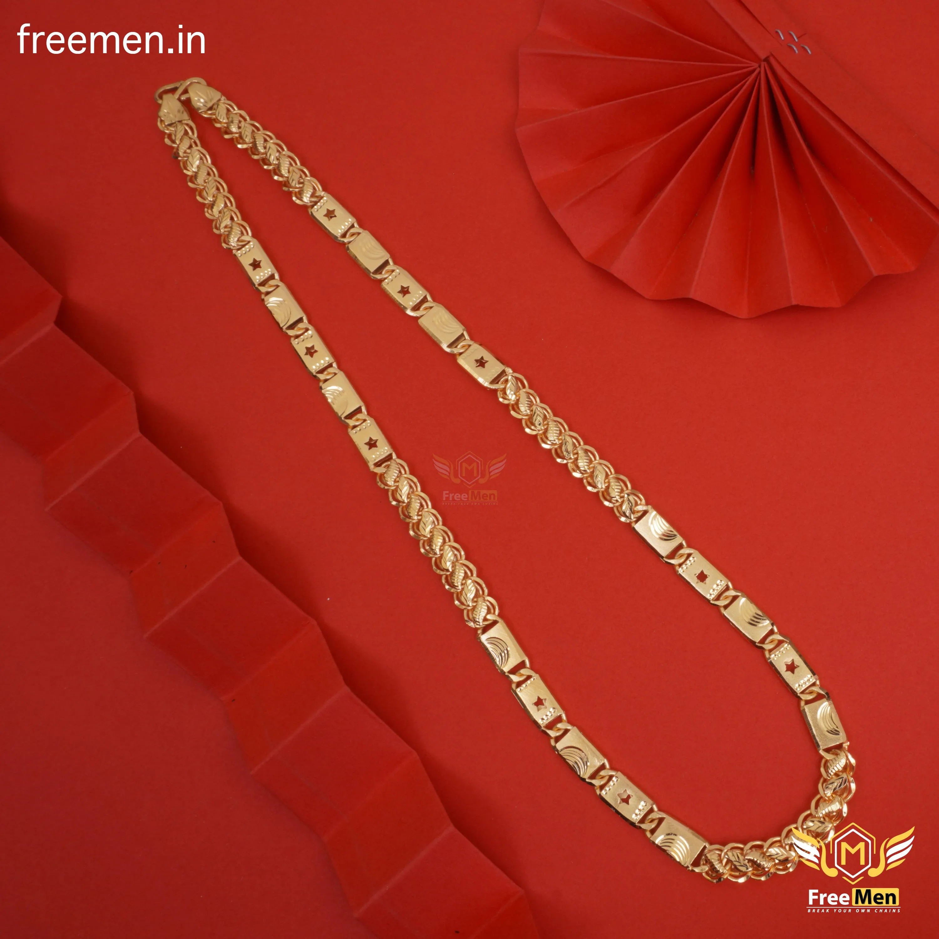 Freemen fabulous Star By Star Plane Kohli Chain  - FM314