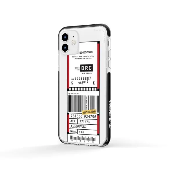 iPhone Case - Inventory Label