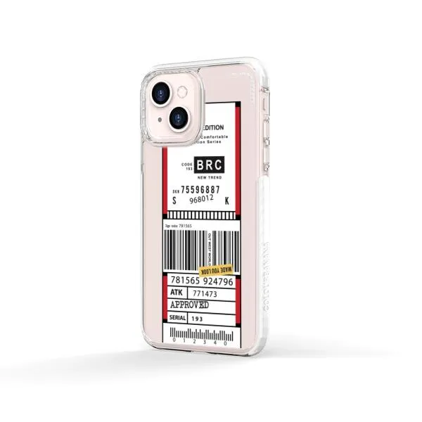 iPhone Case - Inventory Label