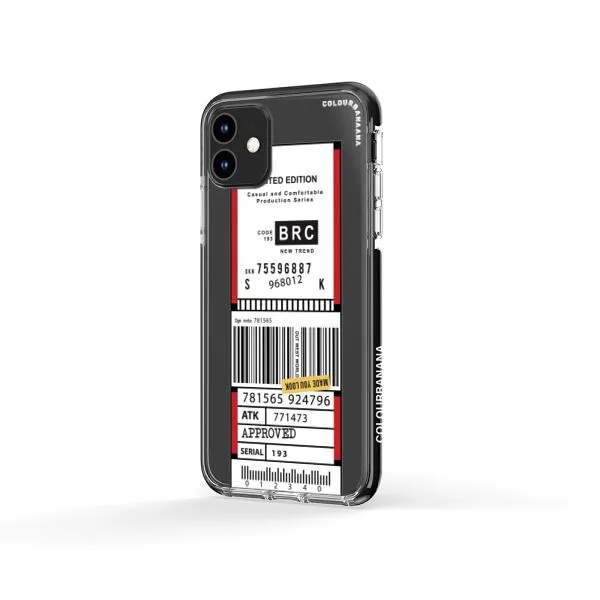 iPhone Case - Inventory Label