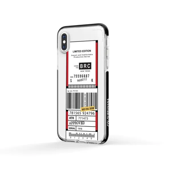 iPhone Case - Inventory Label