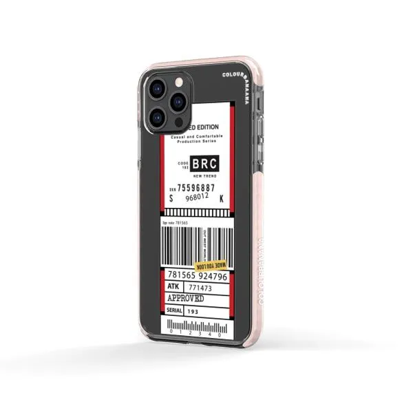 iPhone Case - Inventory Label
