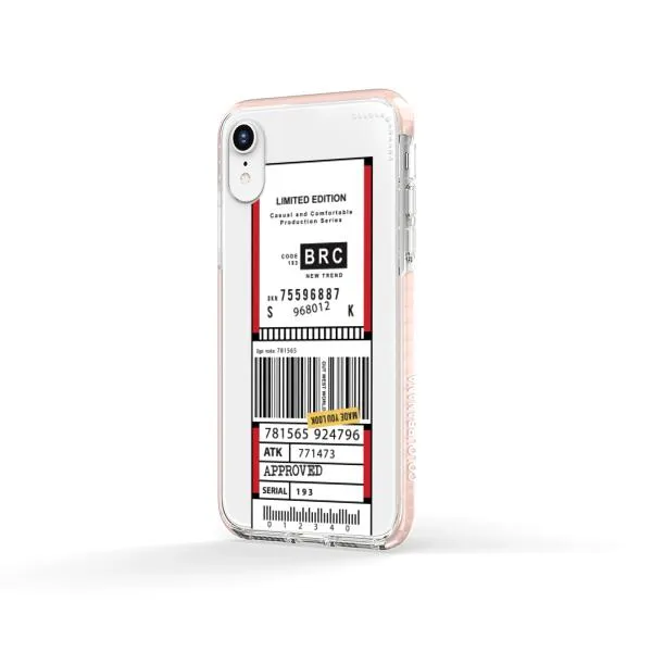iPhone Case - Inventory Label