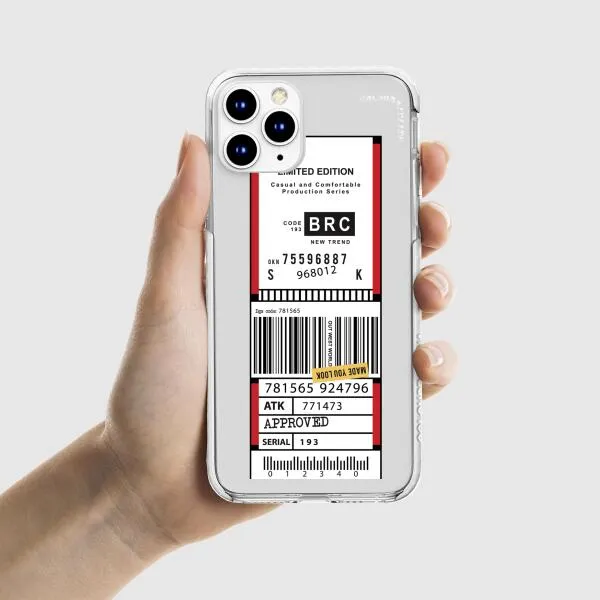 iPhone Case - Inventory Label