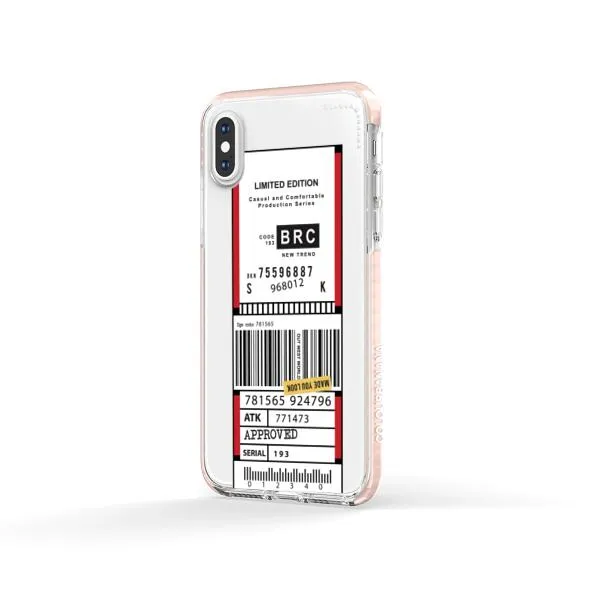 iPhone Case - Inventory Label