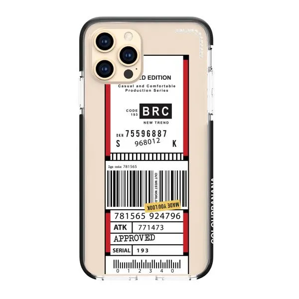 iPhone Case - Inventory Label