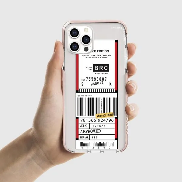 iPhone Case - Inventory Label
