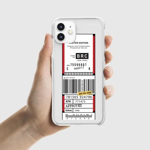 iPhone Case - Inventory Label