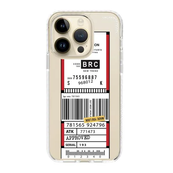 iPhone Case - Inventory Label