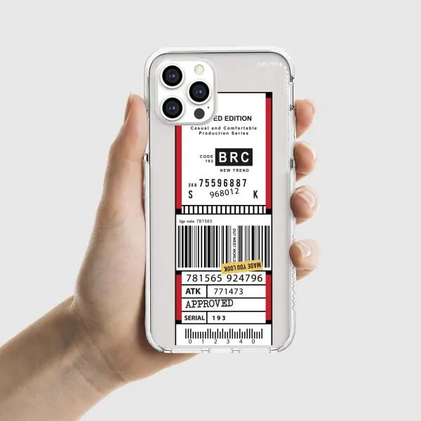 iPhone Case - Inventory Label