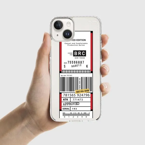 iPhone Case - Inventory Label