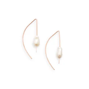 Keshi Pearl Arch Earring