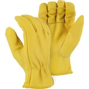 Leather Drivers Glove - Gunn, Keystone, Shirred Back (PK 12 Pairs)