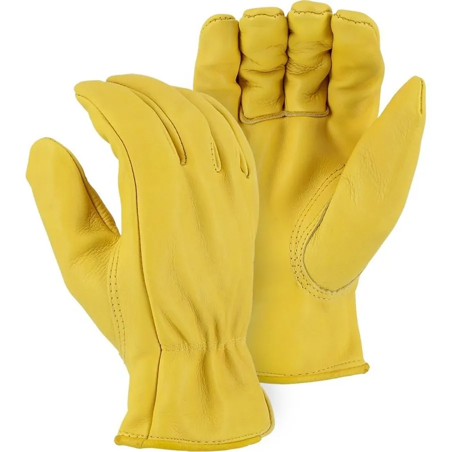 Leather Drivers Glove - Gunn, Keystone, Shirred Back (PK 12 Pairs)