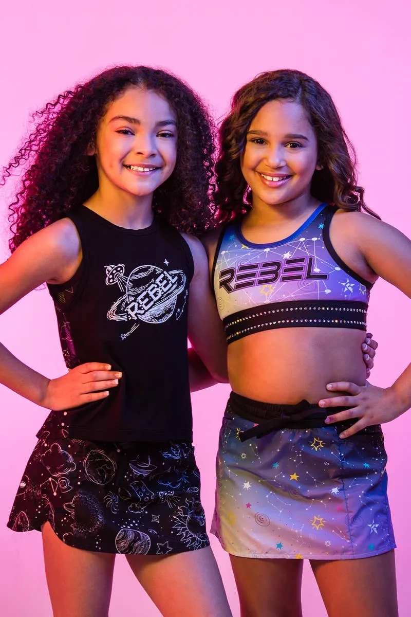 Mid Rise Skirt in Constellation