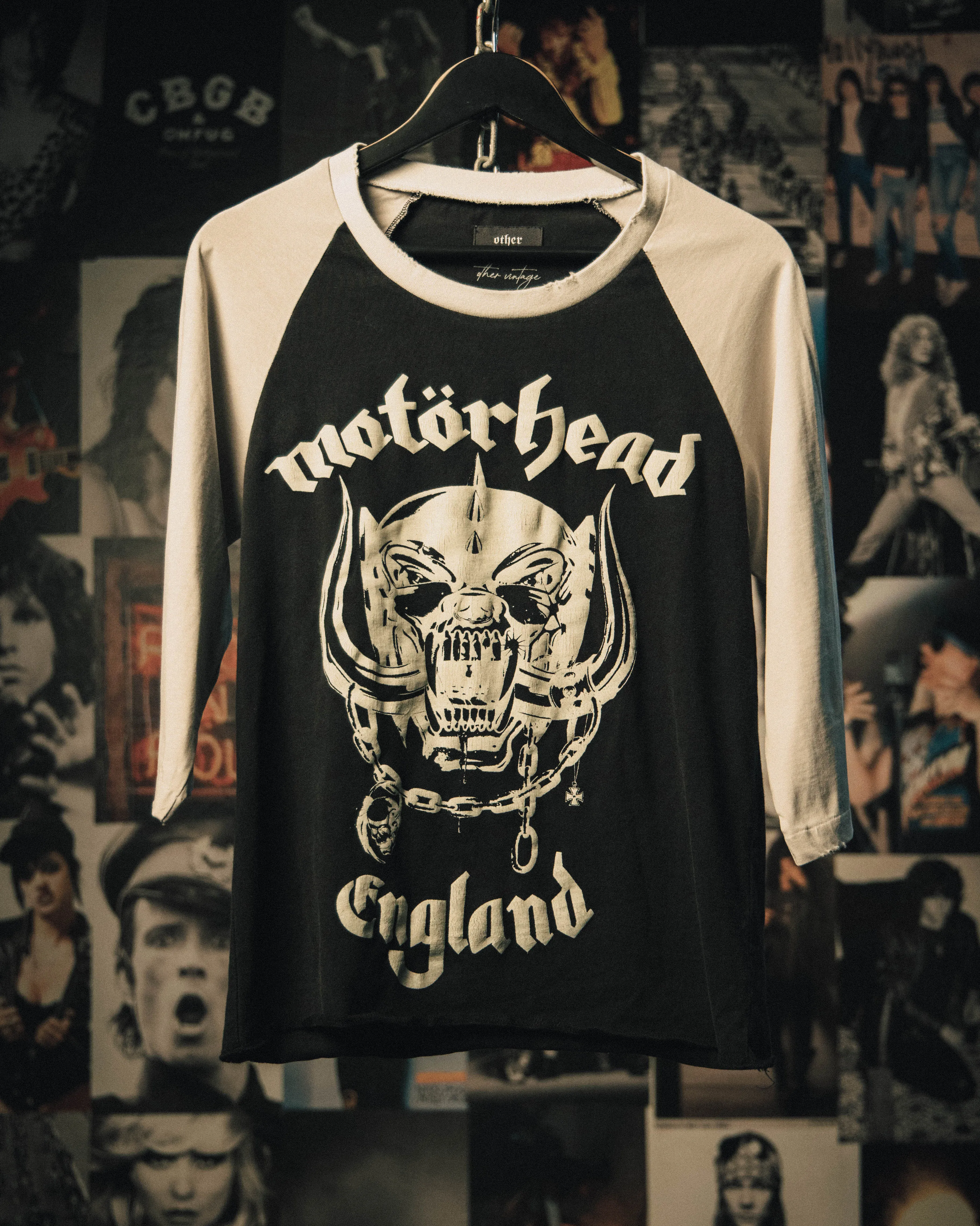 Motörhead England Vintage Baseball Tee