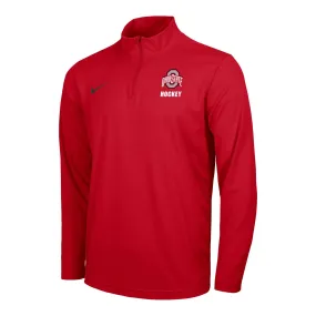 Ohio State Buckeyes Ice Hockey Scarlet Intensity 1/4 Zip Jacket