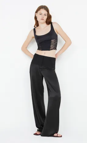 OLIMPIA CORSET TOP - BLACK