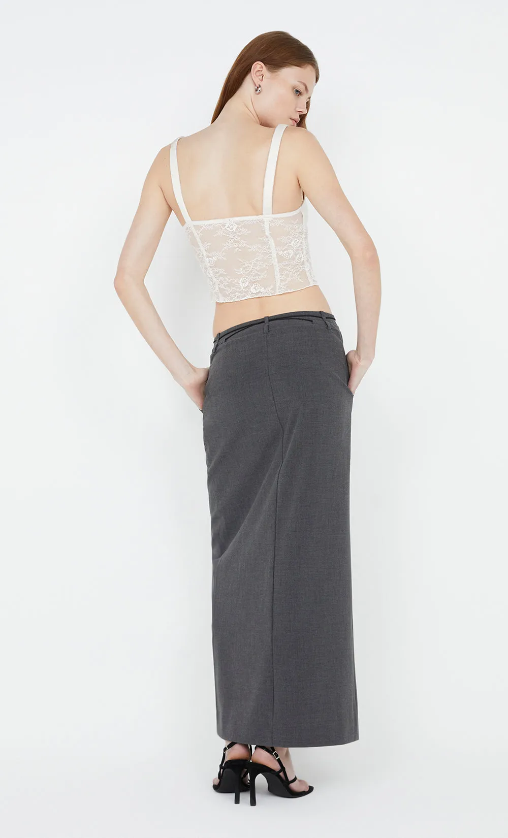 OLIMPIA CORSET TOP - CREAM