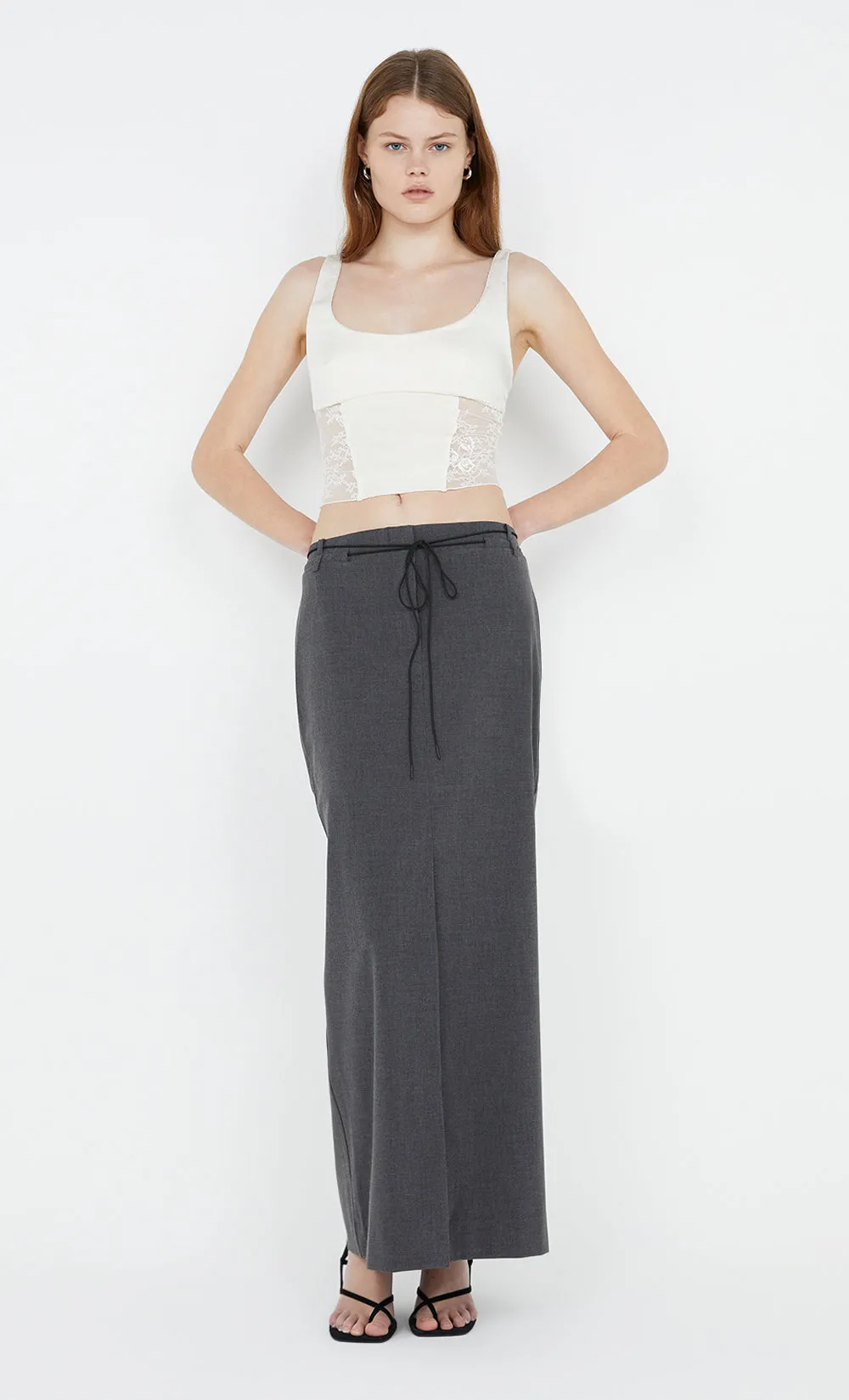 OLIMPIA CORSET TOP - CREAM