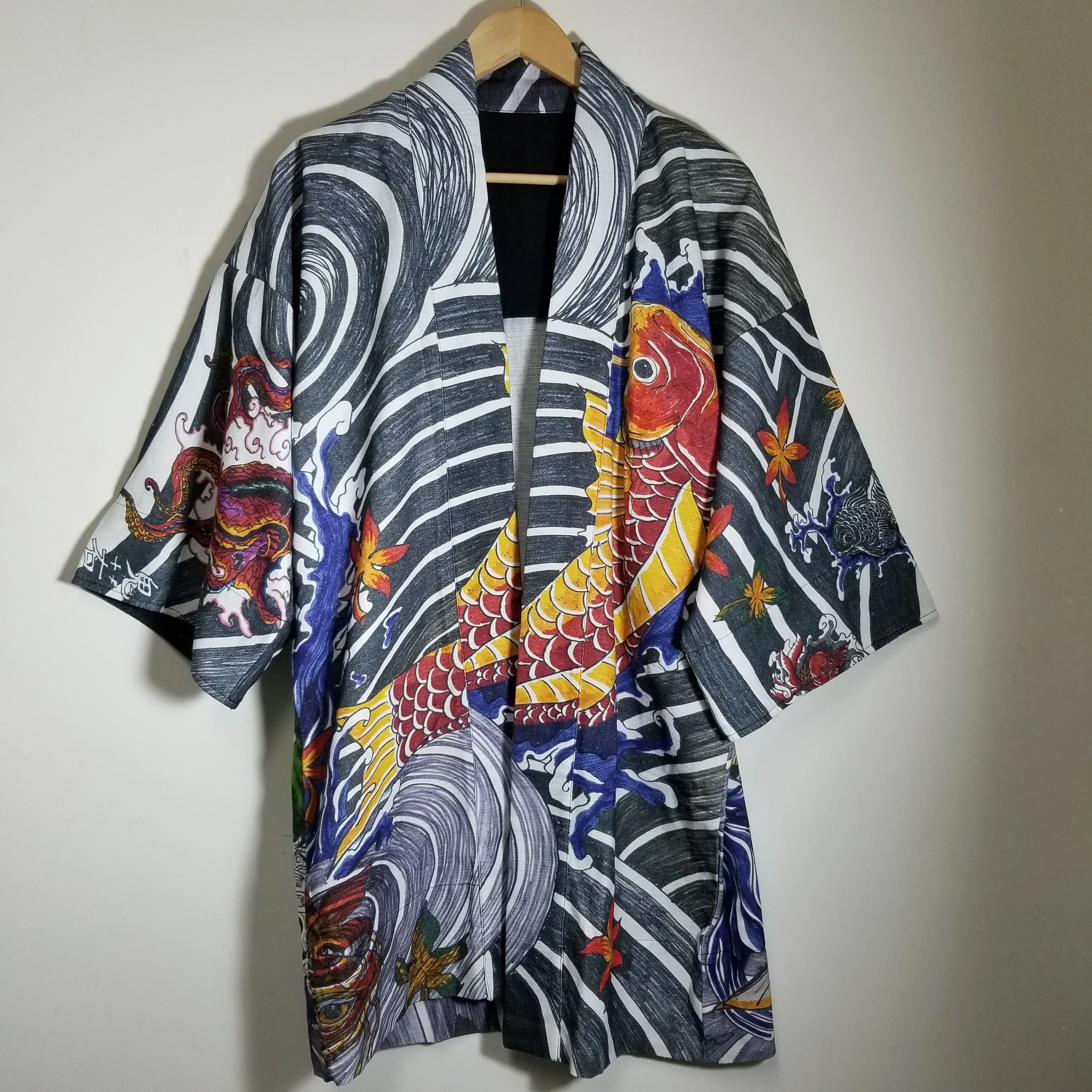 Oniwakamaru no Koi Taiji Noragi Kimono "custom art"