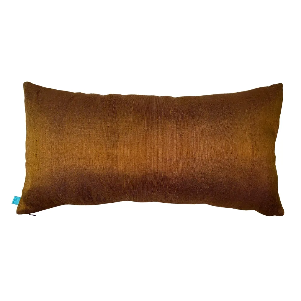 Plum Thai Textile Pillow