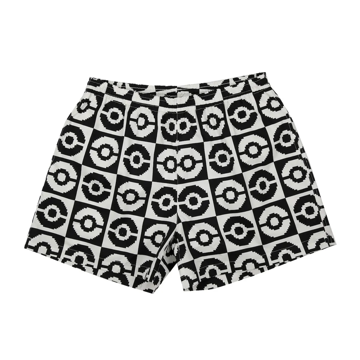 Poké Ball Allover Black & White Button-Down Set