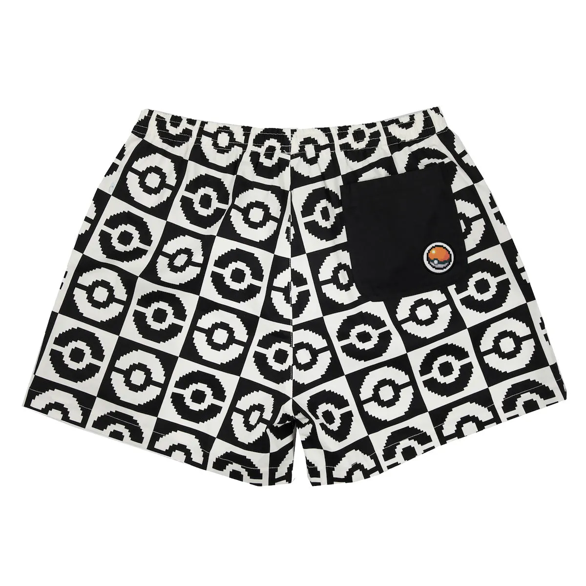 Poké Ball Allover Black & White Button-Down Set