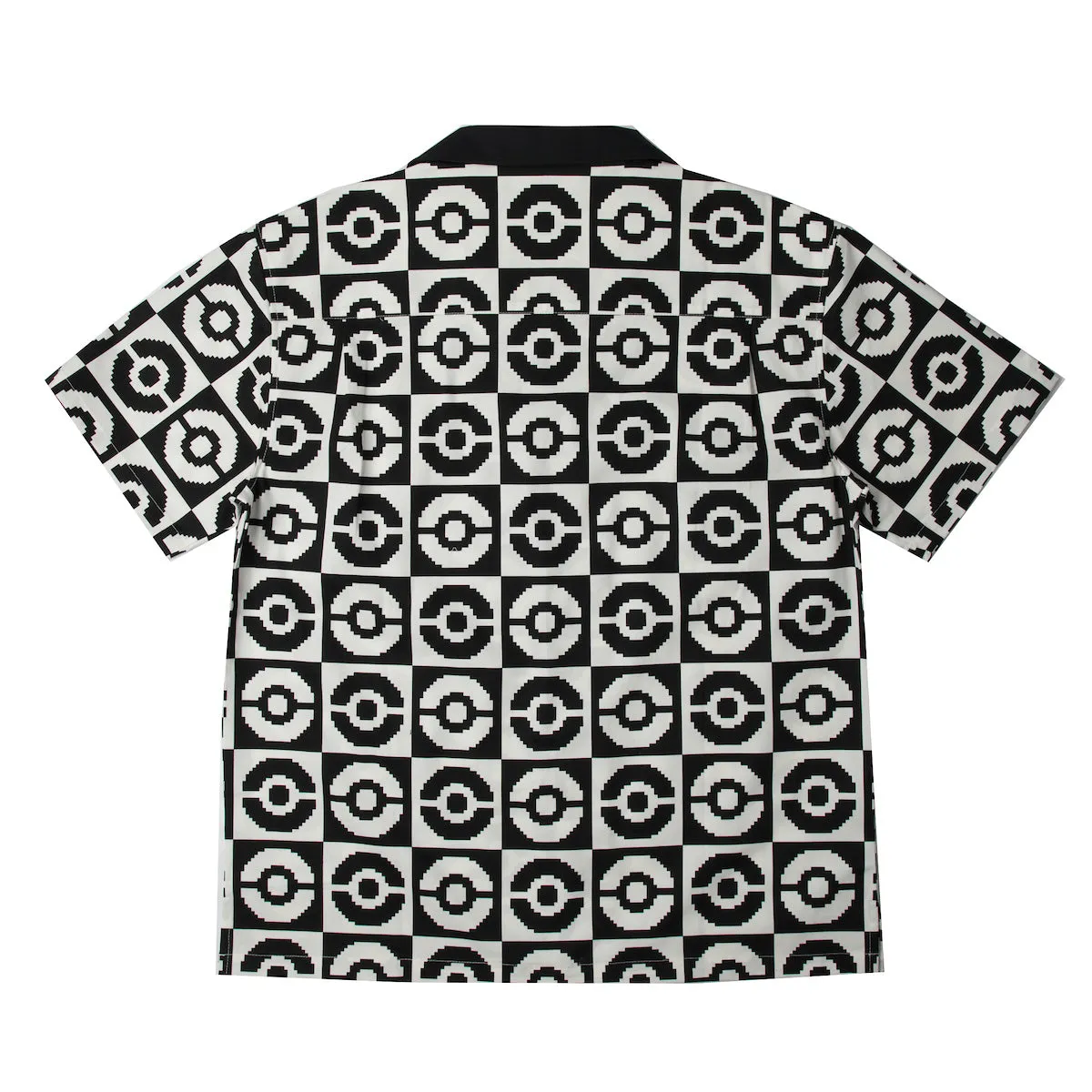 Poké Ball Allover Black & White Button-Down Set