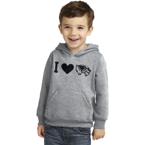 Port & Company Toddler Core Fleece Pullover Hooded Sweatshirt- I Love Wolverines