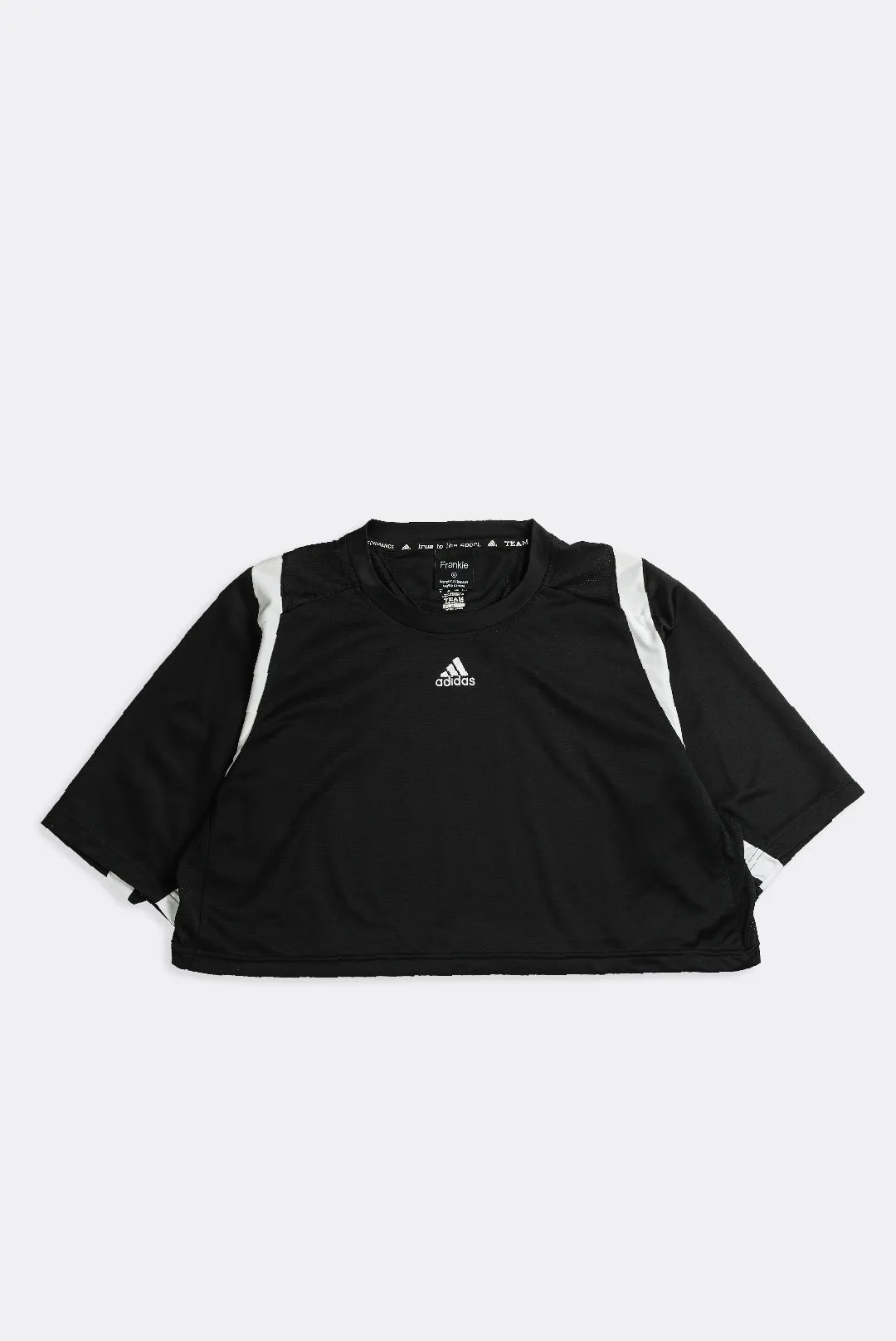 Rework Adidas Crop Athletic Tee - XL