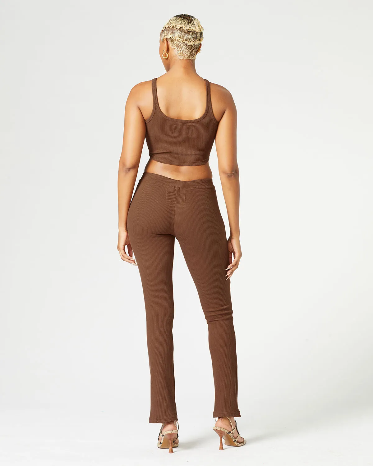 Ribbed Flared Pant