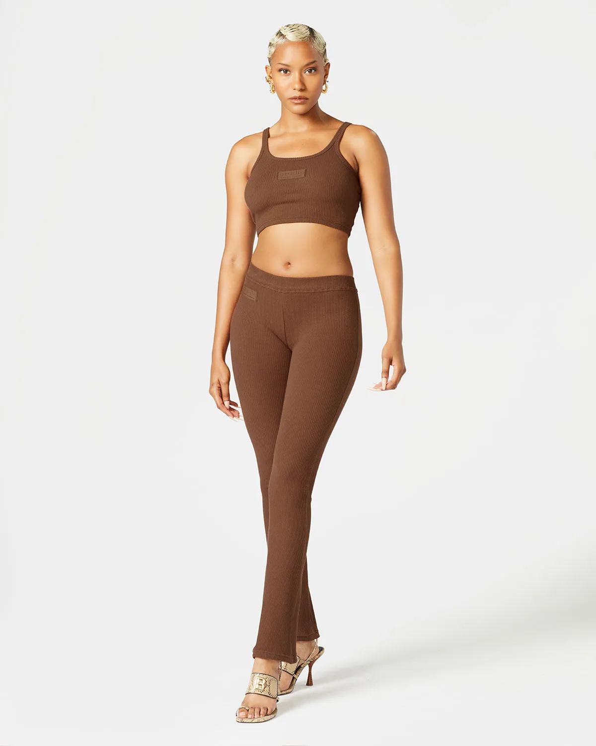 Ribbed Flared Pant