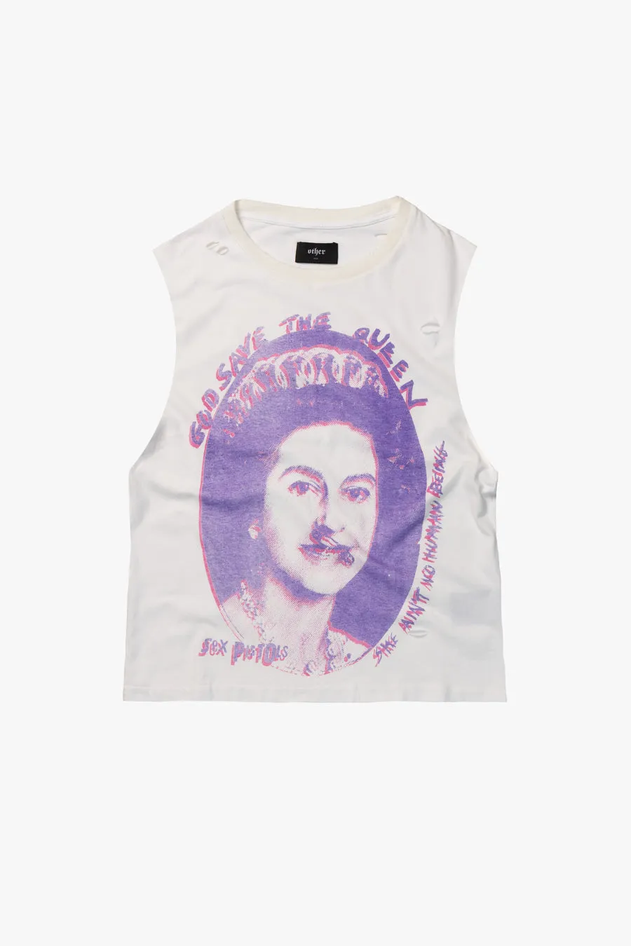 SEX PISTOLS SHE AIN'T NO HUMAN BEING VINTAGE TANK
