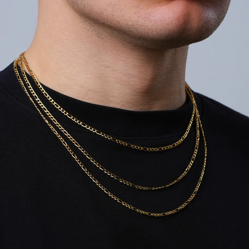 Silver Figaro Chain (3MM)
