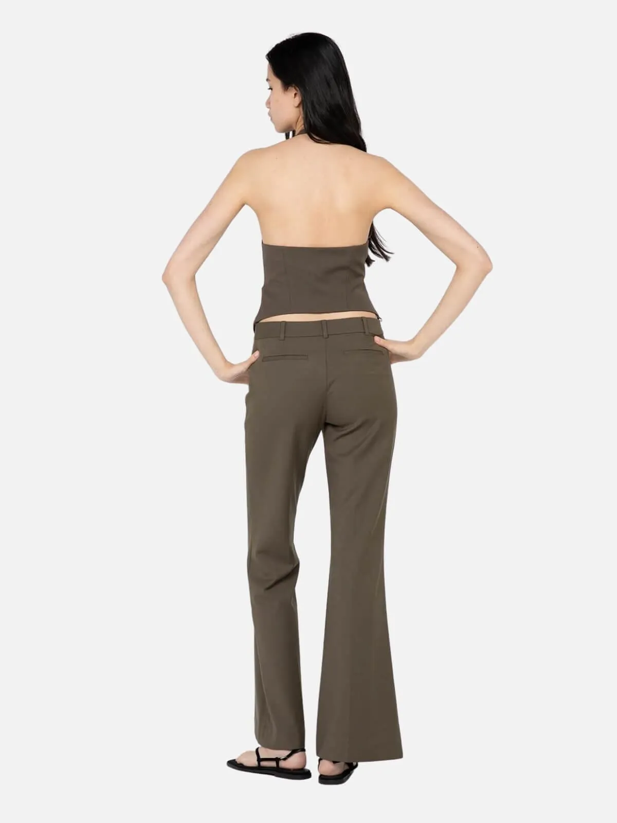 Teri Bootleg Pant - Olive
