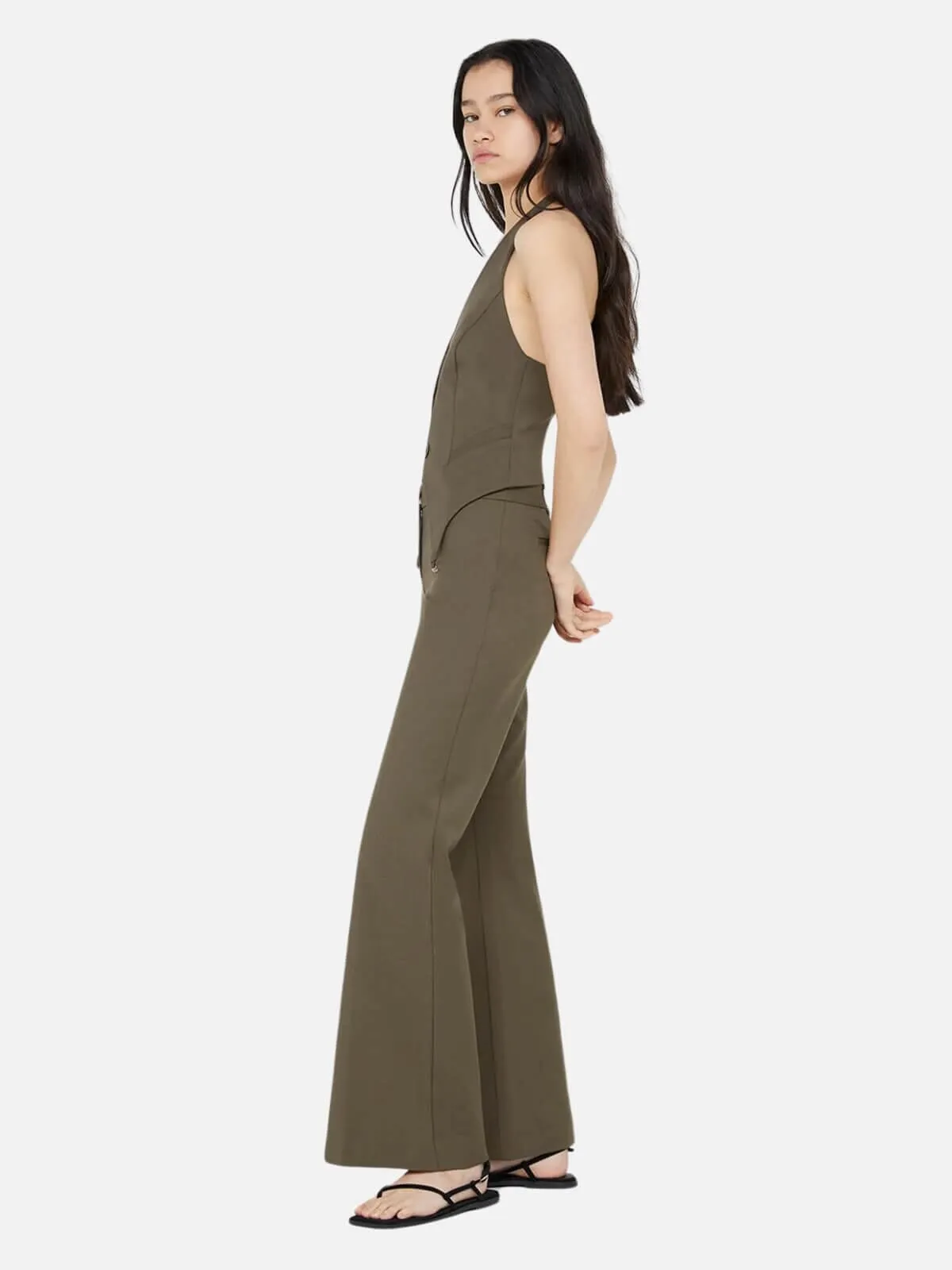 Teri Bootleg Pant - Olive