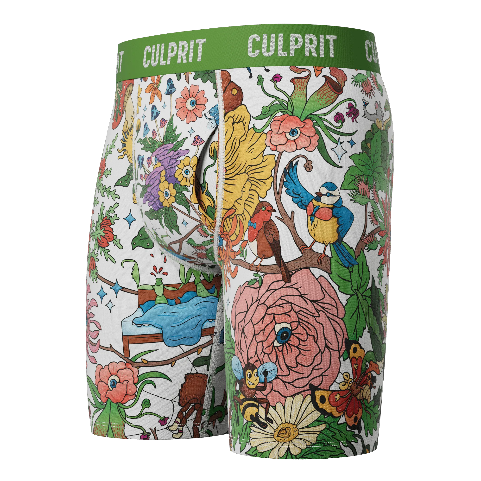 The Birds and The Bees 🐝 Long-Cut Boxer Briefs w/ fly