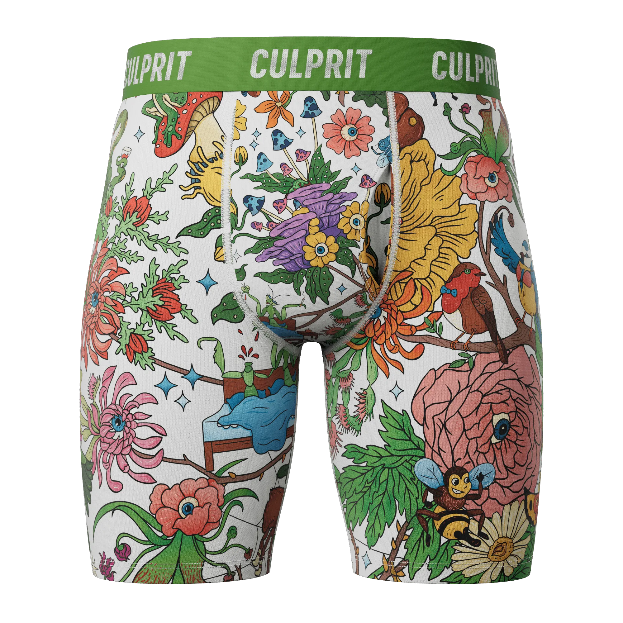 The Birds and The Bees 🐝 Long-Cut Boxer Briefs w/ fly
