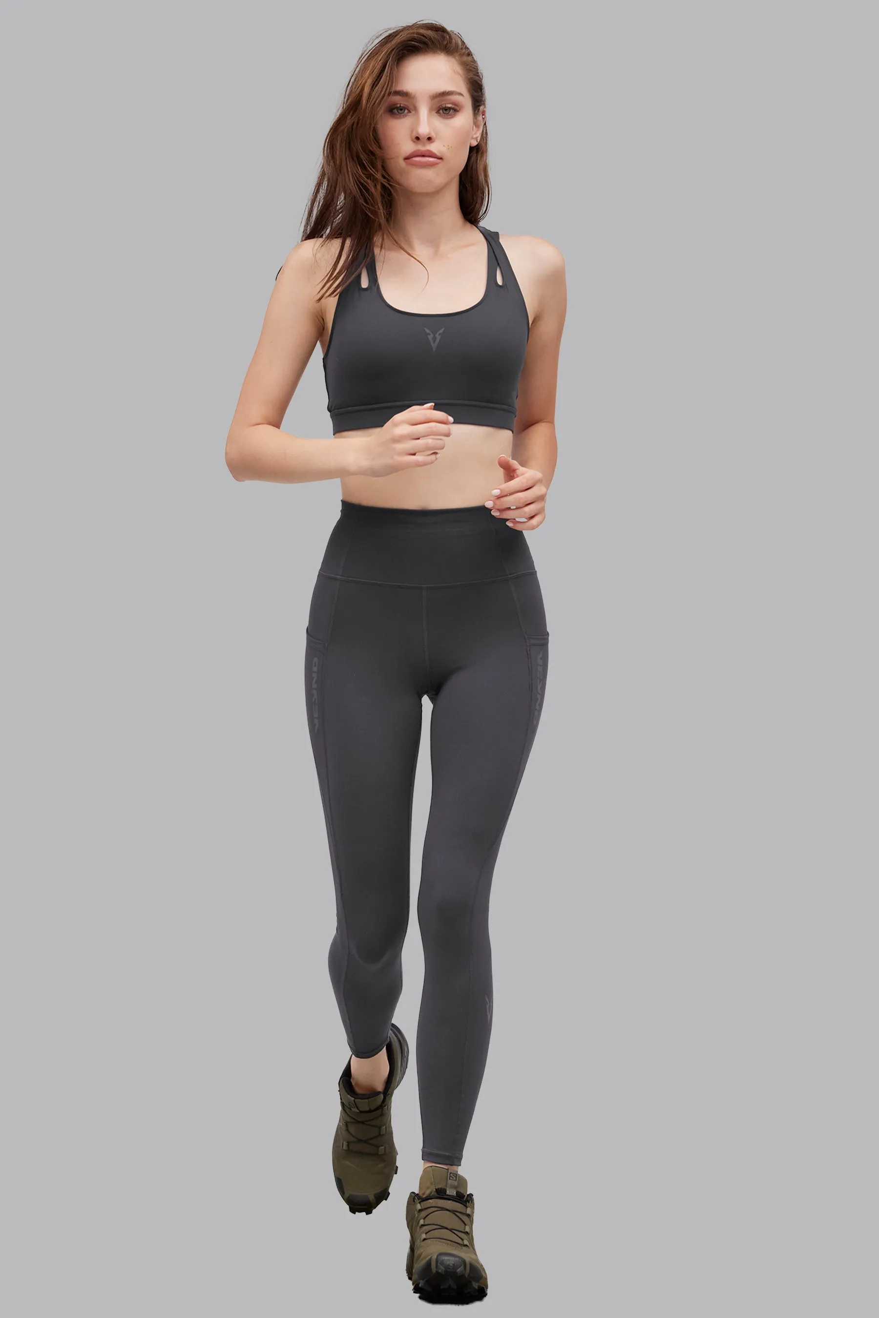 V_SCULPT® POCKET LEGGINGS - Dark Gray